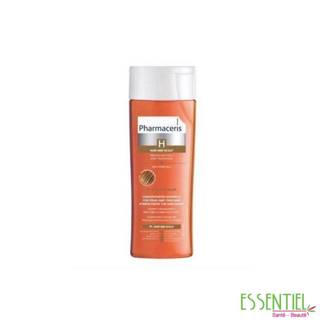 PHARMACERIS H-KERATINEUM SHAMPOOING CHEVEUX FINS ET AFFAIBLIS 250 ML