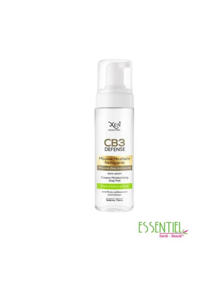 XEN CB3 DEFENSE MOUSSE MICELLAIRE NETTOYANTE PEAUX MIXTES A GRASSES 200 ml