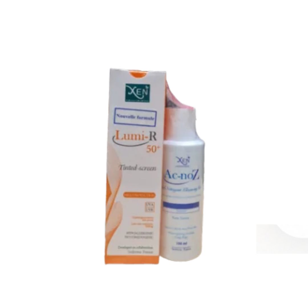 XEN Lumi-R 50+ écran teinté+ Gel nettoyant 100 ml offert
