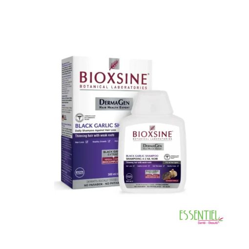 BIOXSINE SHAMPOOING VEGETAL A L’AIL NOIR 300ML