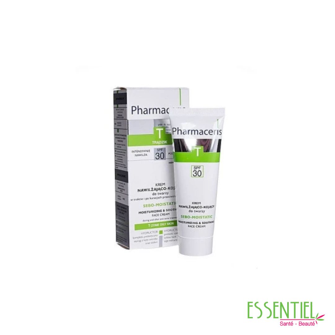 PHARMACERIS T SEBO MOISTATIC CREME HYDRATANTE SPF 30 50 ML