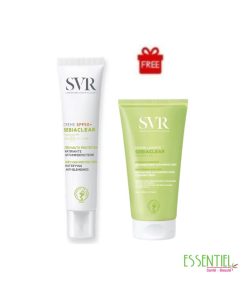 svr pack sebiaclear spf 50+ + creme lavante 55ml offerte