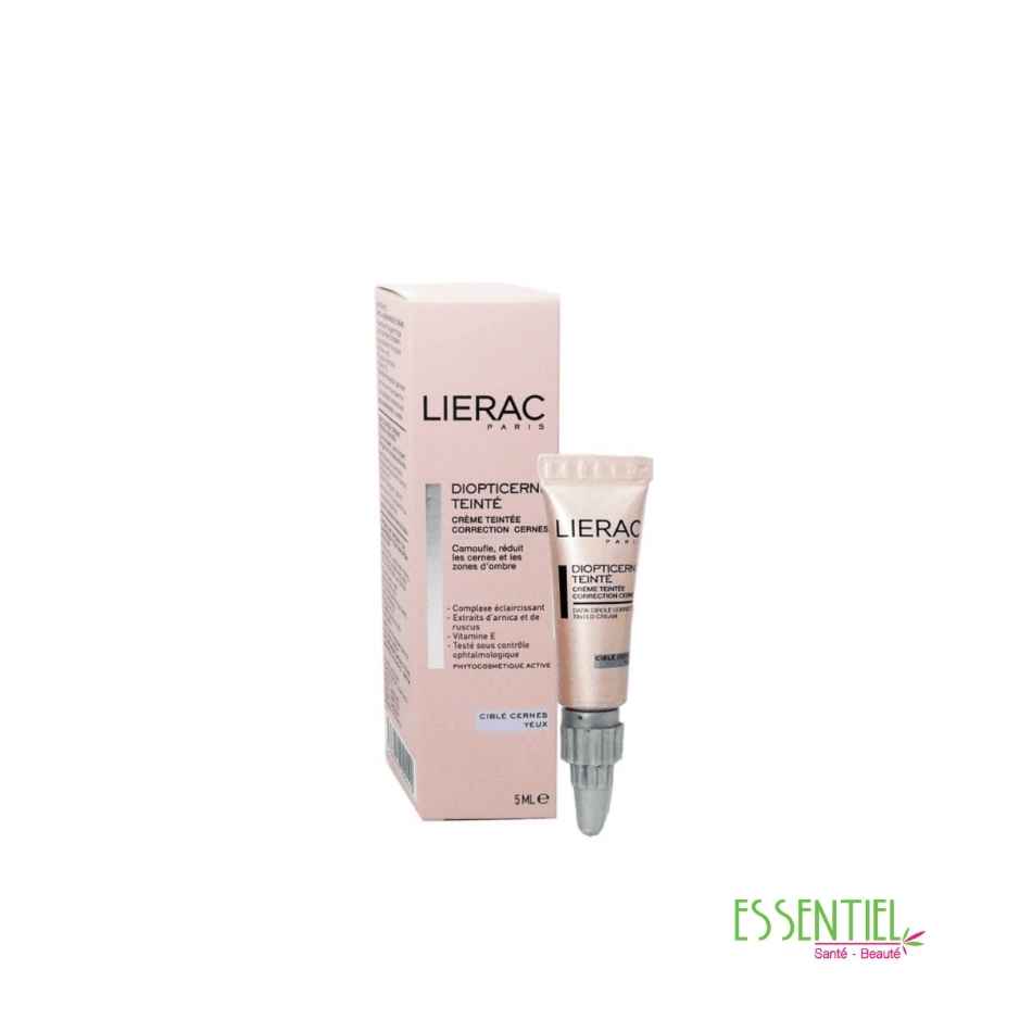LIERAC DIOPTICERNE CREME ECLAIRCISSANTE CORRECTEUR CERNES 5ML TEINTE