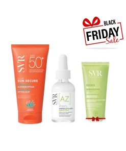 Coffret SVR SEBIACLEAR ampoule Flash AZ + SVR blur SPF 50 + gel nettoyant 55 ml gratuit