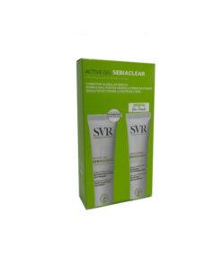 SVR Sebiaclear PACK Active Gel & -50%/SEBIACLEAR Crème SPF 50+