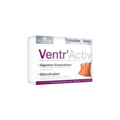 3 Chênes Ventr'Activ Digestion Enzymatique 60 Comprimés