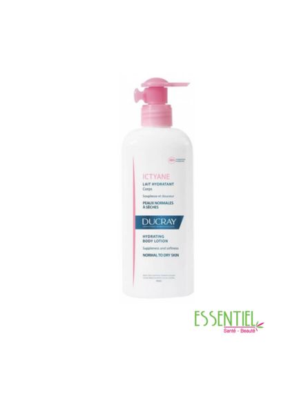 Ducray ICTYANE LAIT HYDRATANT CORPS, 400ml