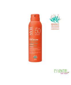 SUN SECURE Brume SPF50+ Brume solaire biodégradable fraîche et invisible SPF50 SUN SECURE Brume SPF50 200ml |