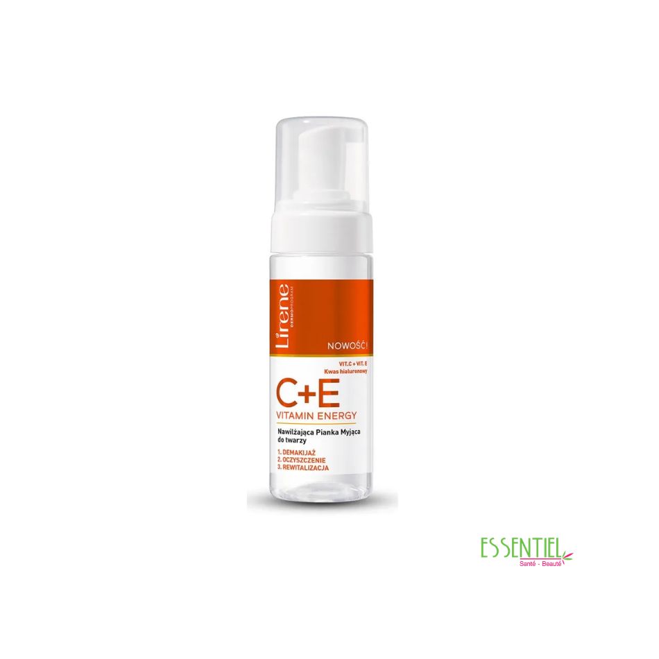 LIRENE C+E VITAMIN ENERGY MOUSSE NETTOYANTE 150ML