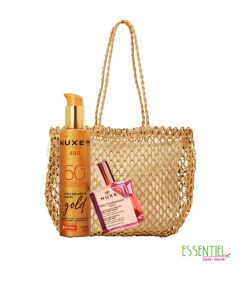 NUXE SUN SAC HUILE SOLAIRE BRONZANT GOLD 50+ + HUILE PRODIGIEUSE FLORALE 10ML OFFERT