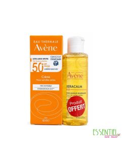 avene creme spf 50+ + xderacalm huile 200ml offert