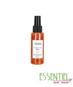 ZYNIA Huile Bronzonte monoï spf 30 pailletée