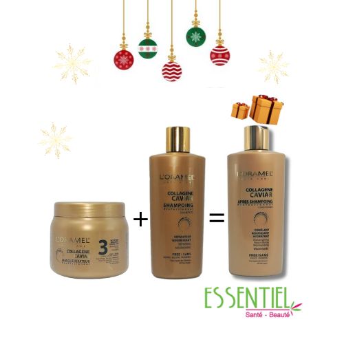 L'Oramel lot Shampoing + Masque =après shampoing gratuit 300ml