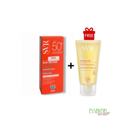 SVR-pack-SUN-SECURE-BLUR-SPF50-Sans-Parfum-TOPIALYSE-HUILE-LAVANTE-55ml-gratuit.