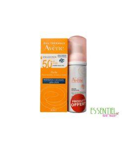 AVÈNE FLUIDE SPF 50 + &  MOUSSE NETTOYANTE 50 ML OFFERTE