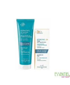 ducray pack ecran anti-imperfection spf 50+ gel moussant 100ml offert
