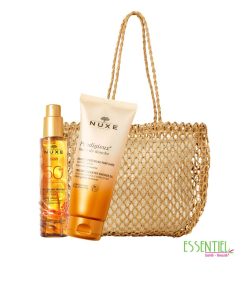 NUXE SUN HUILE SOLAIRE BRONZANTE SPF50 + HUILE DE DOUCHE 200ML ET SAC DE PLAGE OFFERTS