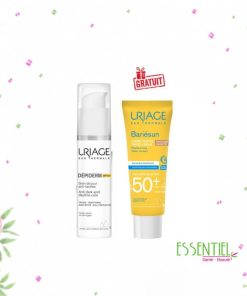 Pack Uriage Dépiderm Anti-Taches SPF50 + Bariésun Crème Teintée Dorée SPF50+