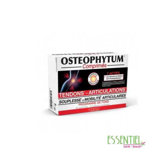 De part sa composition spécifique et complète, Les 3 Chênes Osteophytum 60 Comprimés vous aidera à mieux vivre vos gênes articulaires en agissant conjointement sur les causes et les effets de cette manifestation : - En favorisant une bonne régénération naturelle du cartilage (renfort et protection), - En soulageant les mouvements sensibles, - En améliorant la souplesse articulaire (raideurs matinales, mobilité). Conseil d'utilisation: Prendre 2 comprimés par jour, le soir au coucher accompagné d'un grand verre d'eau ou de jus de fruits. Programme de fond d'un mois, à renouveler sans interruption pendant 3 mois pour plus de confort. Composition: Stabilisant : cellulose microcristalline, Extrait de Cassis (Maltodextrine) (14,08%), Sulfate Chloropotassique de Glucosamine (Poissons et Crustacés) (10,99%), Extrait d'Harpagophytum (Maltodextrine) (10,56%), Sulfate de Chondroïtine (Poissons et Crustacés) (10,56%), Hydrolysat de Collagène Marin (10,56%), Extrait de Bambou (6,34%), Anti-Agglomérants : Silice [Nano] Stéarate de Magnésium, Gluconate de Manganèse.