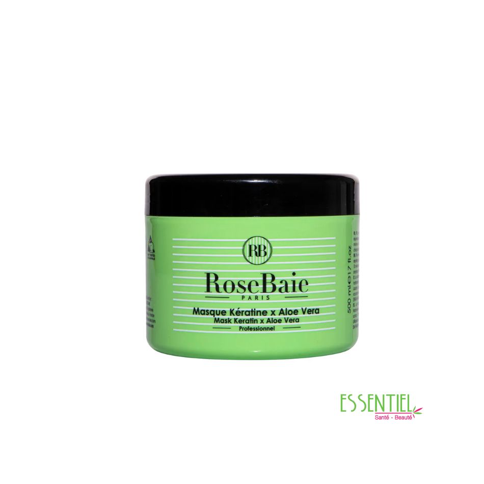 RoseBaie Masque à La Kératine et à L’aloe Vera 500ml