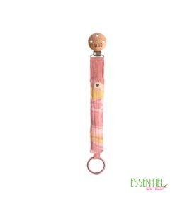Bibs Attache Sucette ROSE