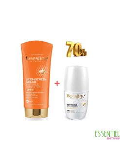 beesline pack creme invisible spf 50+ 60ml + roll on free fragrance 50ml