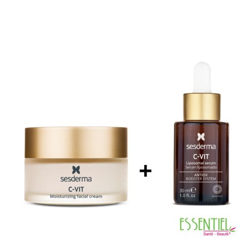 sesderma C-VIT Sérum Liposomal+sesderma C-VIT Crème hydratante