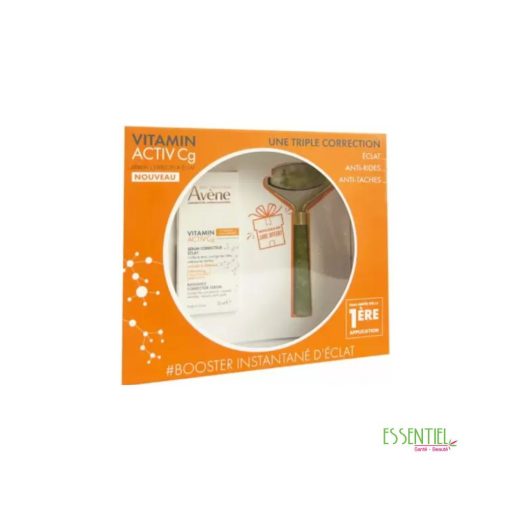 coffret avene vit c +rouleur en jade