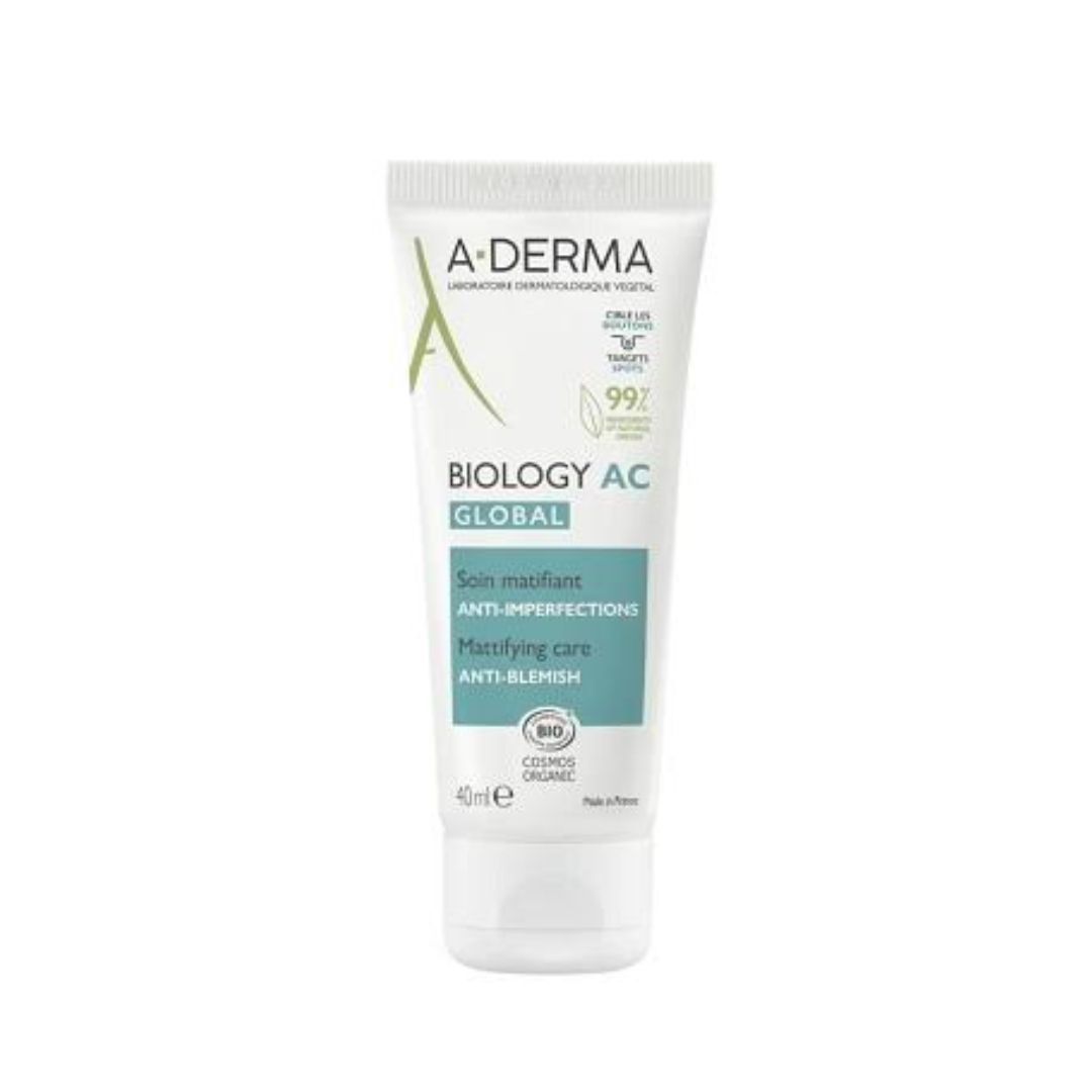A-DERMA - COFFRET BIOLOGY AC GLOBAL 40ML + BIOLOGY AC GEL 100ML OFFERT