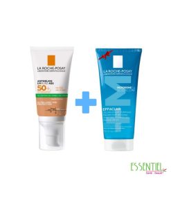 ANTHELIOS UVMUNE 400 OIL CONTROL GEL CREME TEINTE SPF50+ 50ML + EFFACLAR GEL MOUSSANT 50 ML(offert)