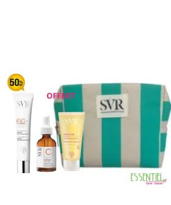 SVR Pack Éclat AMPOULE C ANTI OX +CLAIRIAL SPF 50 + TOPIALYSE HUILE ET TROUSSE OFFERT