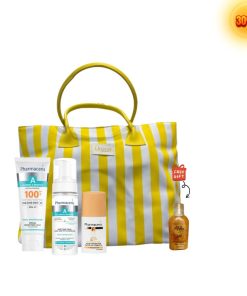 pack liren ecran spf100+mousse nettoyante + ecran nfont de teint spf50+ + aloha paillette offerte