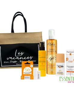 Pack Pharmaceris écran Ivory 01+ Apothica écran cheveux+ Aloha huile bronzante pailleté+Lirene baume a lèvres spf50+