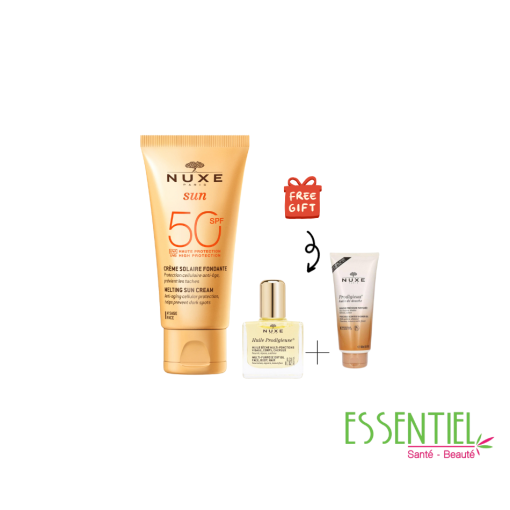 Nuxe Pack Crème Fondante 50ml+ huile prodigieuse + huile de douche