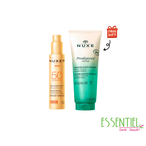 Nuxe Pack Spray Solaire + Gel Douche Néroli