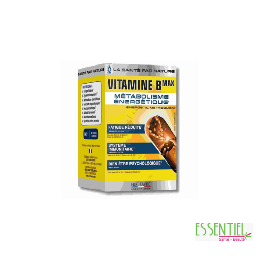 ERIC FAVRE - VITAMINES B MAX MÉTABOLISME ÉNERGÉTIQUE 30 CAPSULES