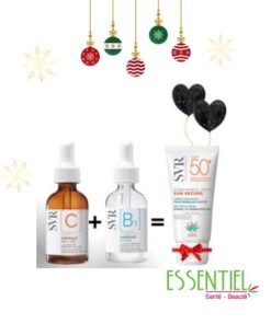 SVR PACK  Ampoule B3+ Ampoule C Anti-Ox =Sun secure Minerale Gratuite