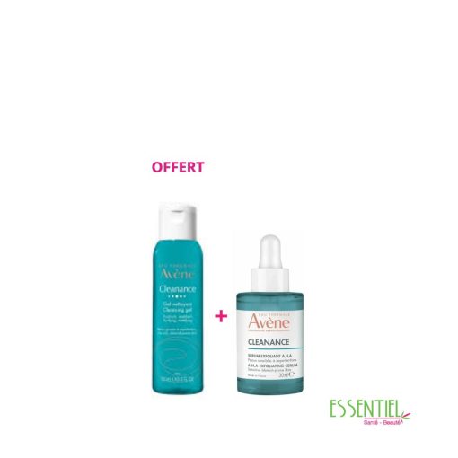 AVENE-cleanance-serum-AHAgel-nettoyant-100ml-offert