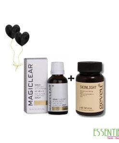PACK ANTI PIGMENT SPECIAL BLACK FRIDAY MAGICLEAR SERUM + GEVEU SKINLIGHT 60 GELLULES
