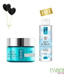 Lirene Aqua Bubbles – Crème Visage Jour & Nuit 50 ml + Eau Micellaire 200 ml Offerte
