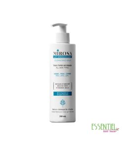 Mirosa Lait Démaquillant – soin nettoyant doux visage et yeux pour peau hydratée