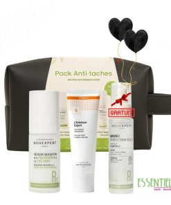 Novexpert Pack Anti-Tache – Sérum Booster, Exfoliant et Brume Éclat avec trousse offerte
