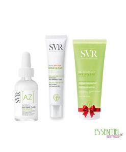 SVR PACK SEBIACLEAR AMPOULE FLASH AZ +PROTECTION SOLAIRE SPF 50 + GEL MOUSSANT 55ML GRATUIT