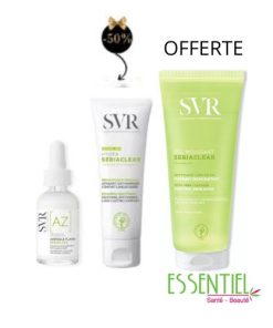 SVR PACK SEBIACLER AMPOULE FLASH AZ +HYDRA 40ML + GEL MOUSSANT 200ML OFFERT