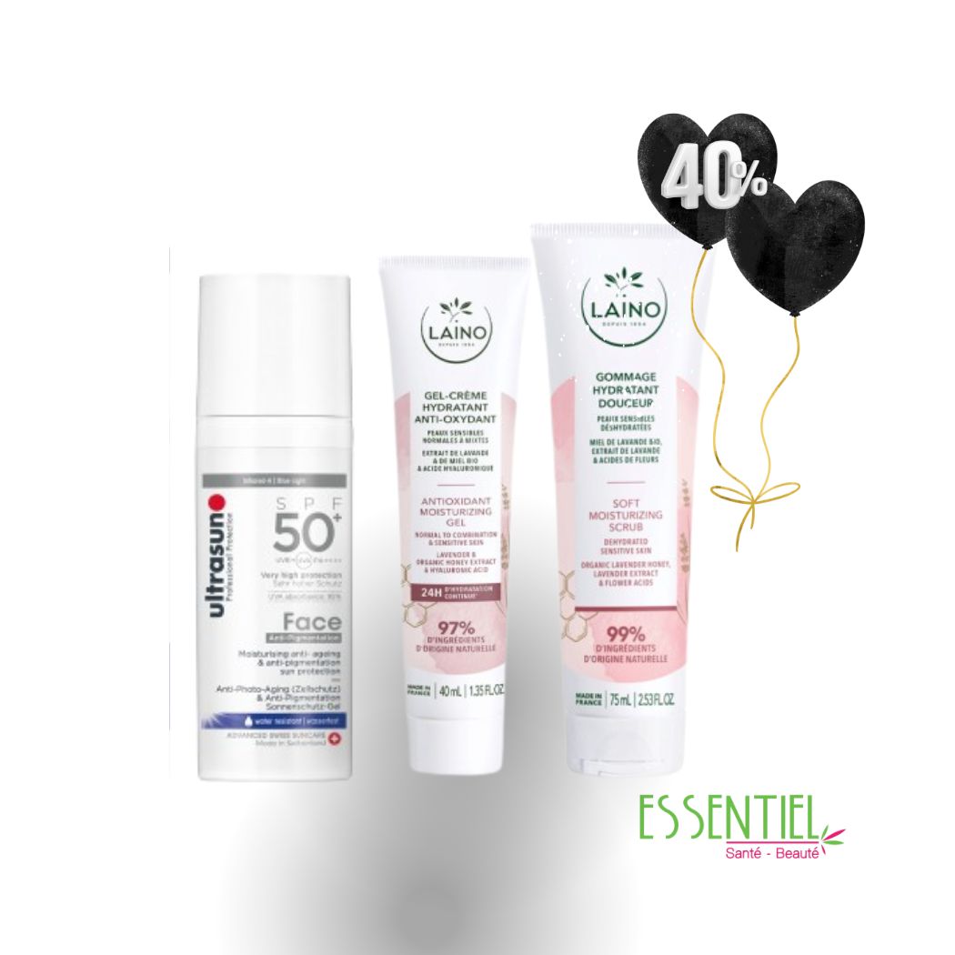 ULTRASUN LAINO-PACK-HYDRATATION-PROTECTION-VISAGE