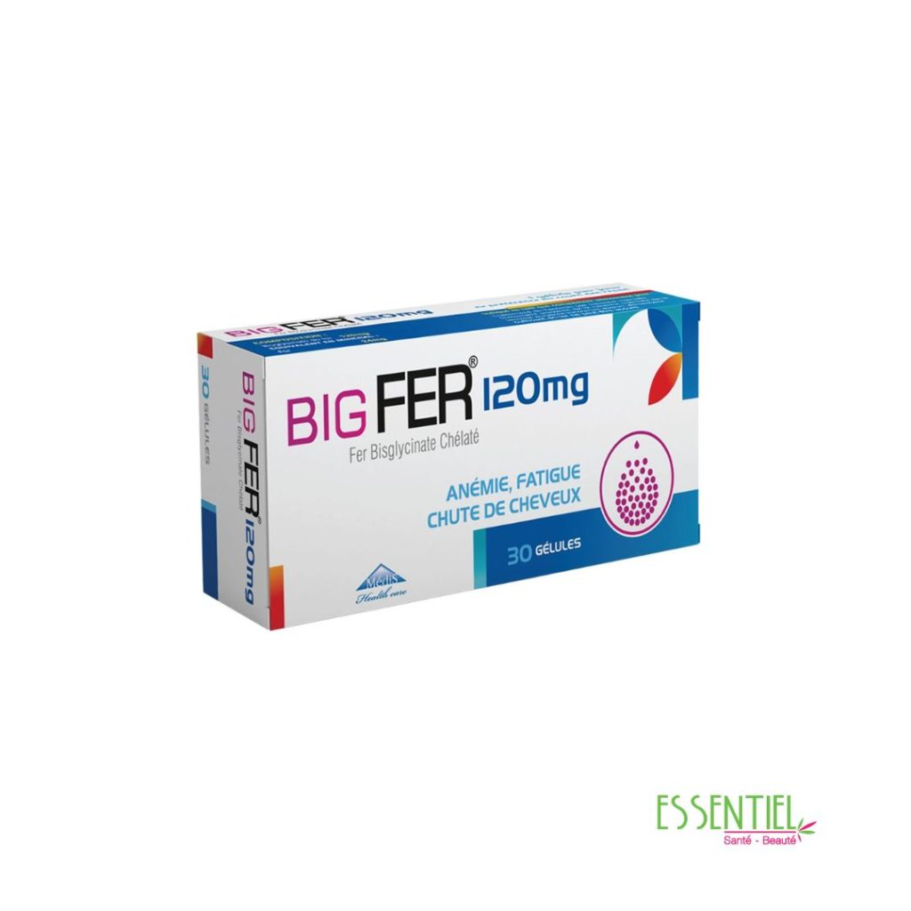 MEDIS BIGFER 120 mg – 30 gélules - Paraessentiel