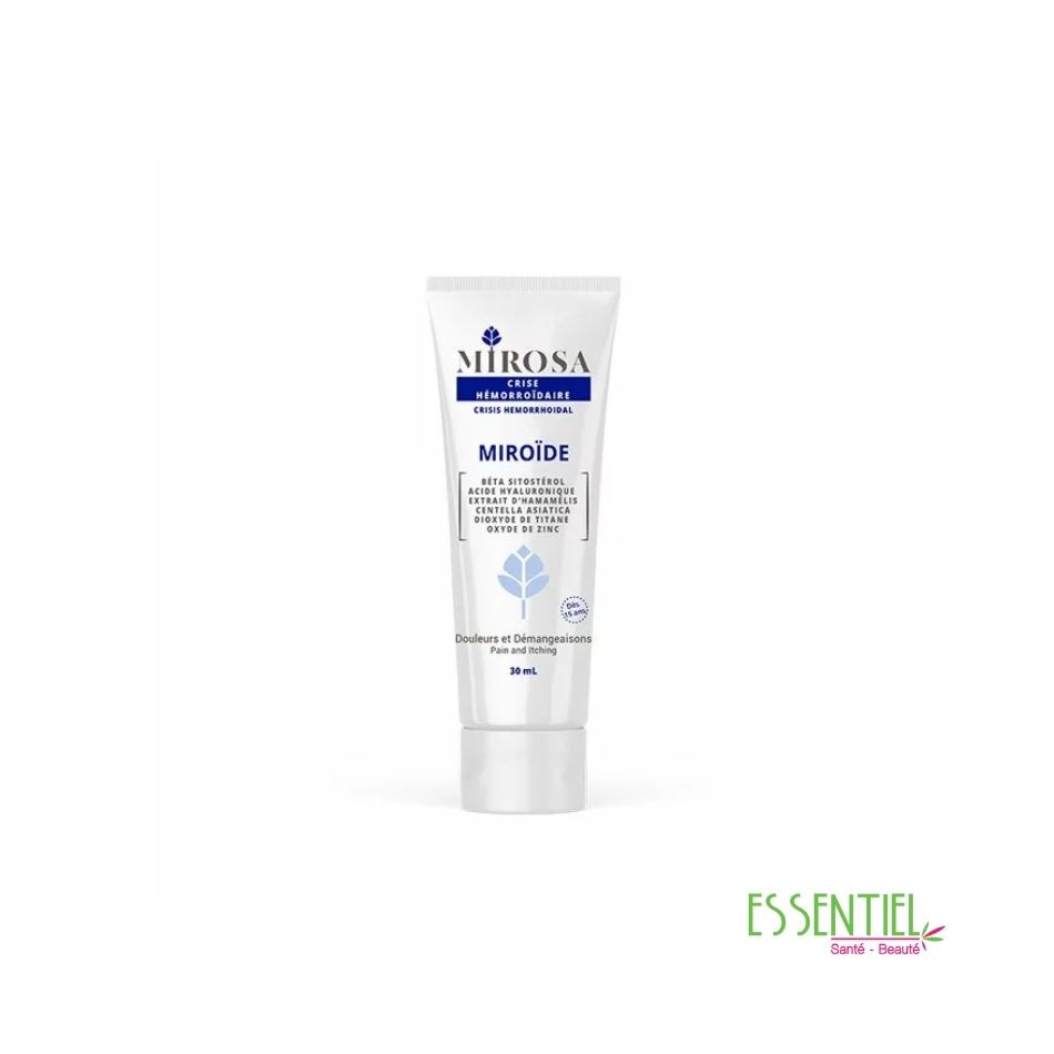 Mirosa Miroide Crème Hémorroïdaire 30 ml – soulagement hémorroïdes