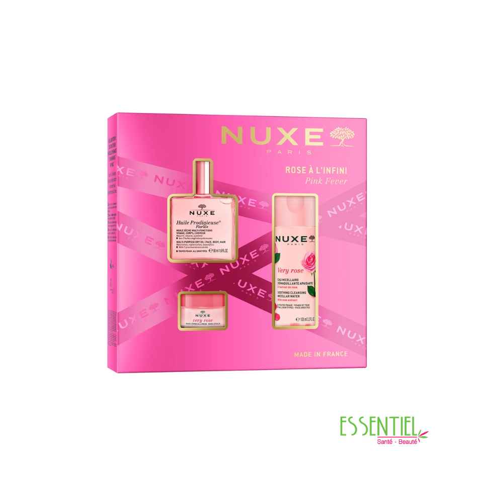 nuxe coffret rose à l'infini