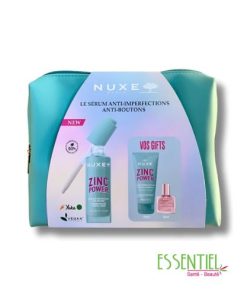 NUXE TROUSSE ZINC POWER SERUM ANTI IMPERFECTIONS 30ML+GELEE NETTOYANTE 30ML(OFFERT)+HUILE PRODIGIEUSE OR FLORALE 10ML (OFFERT)