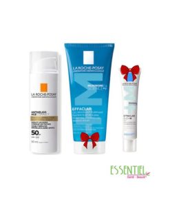 Pack Soin Complet La Roche Posay Anti imperfections Protection Solaire SPF50 Routine Visage Effaclar Anthelios